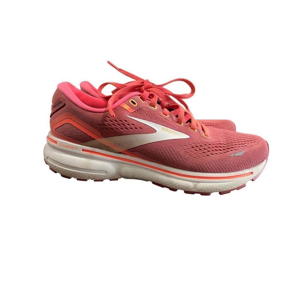 Brooks Ghost 15 woman’s 7 slate rose coral running shoes sneakers walking